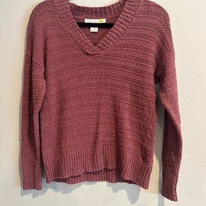 C&C California V-Neck Sweater - Dusty Rose